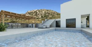La Valle A - Villa with private pool and sea view - Mikri Vigla
