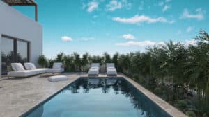 Townhouses with private pool - Ag. Anna